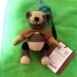 Thomas monogram Burberry teddy key chain